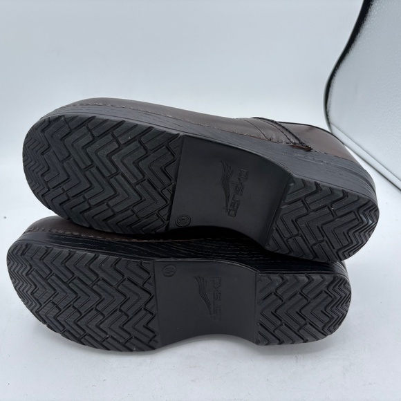 Dansko Cordovan Cabrio Brown Leather Slip On Orthopedic Clog 9.5-10 EU 40 - Picture 6 of 16